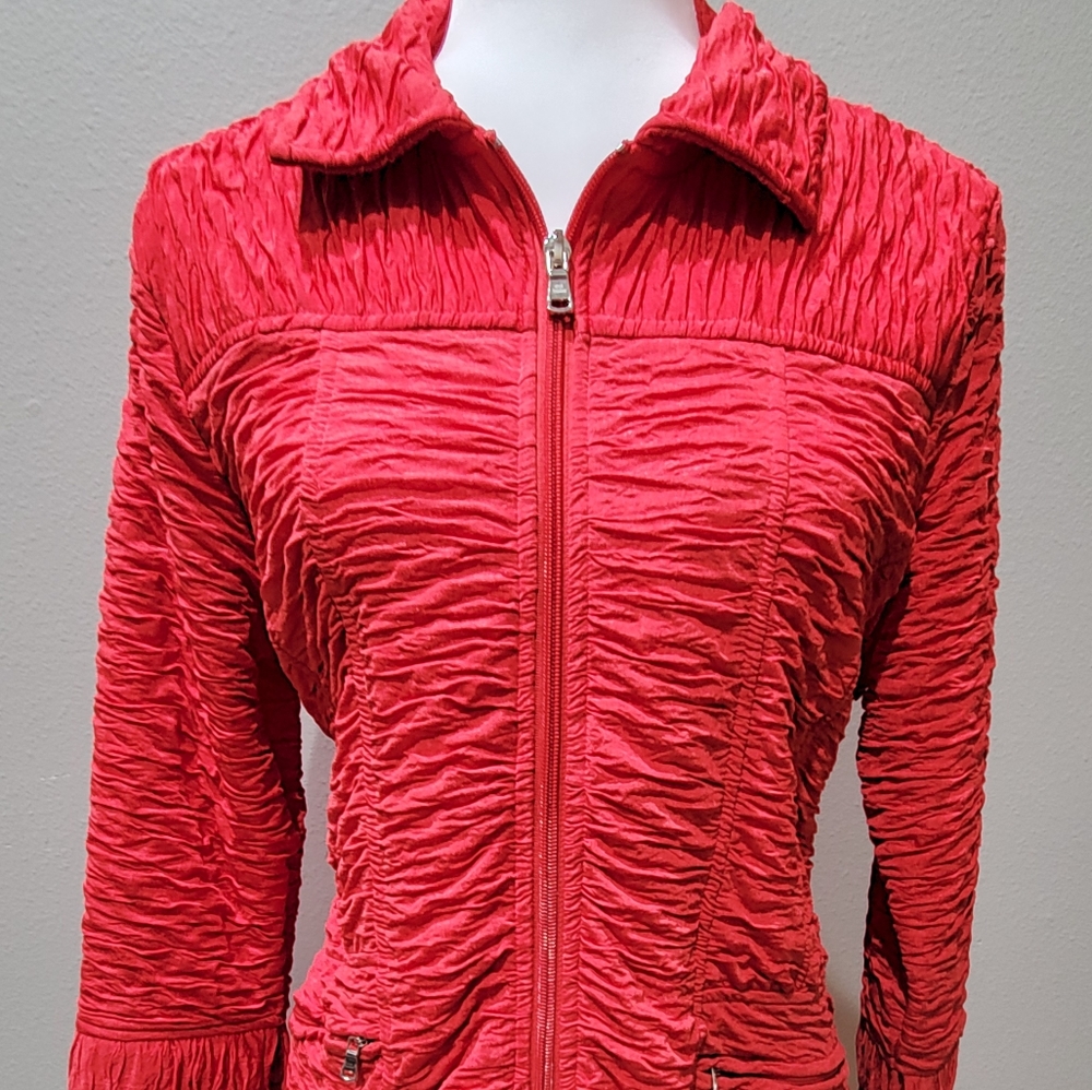 Erin London Zip up Cardigan Sz S